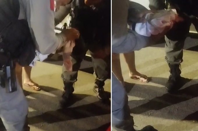 Bebê é salva por policiais militares após engasgar, na véspera do Dia das Mães, em Maceió