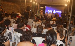 Entrega de pavimentação de ruas no bairro Jardim Tropical