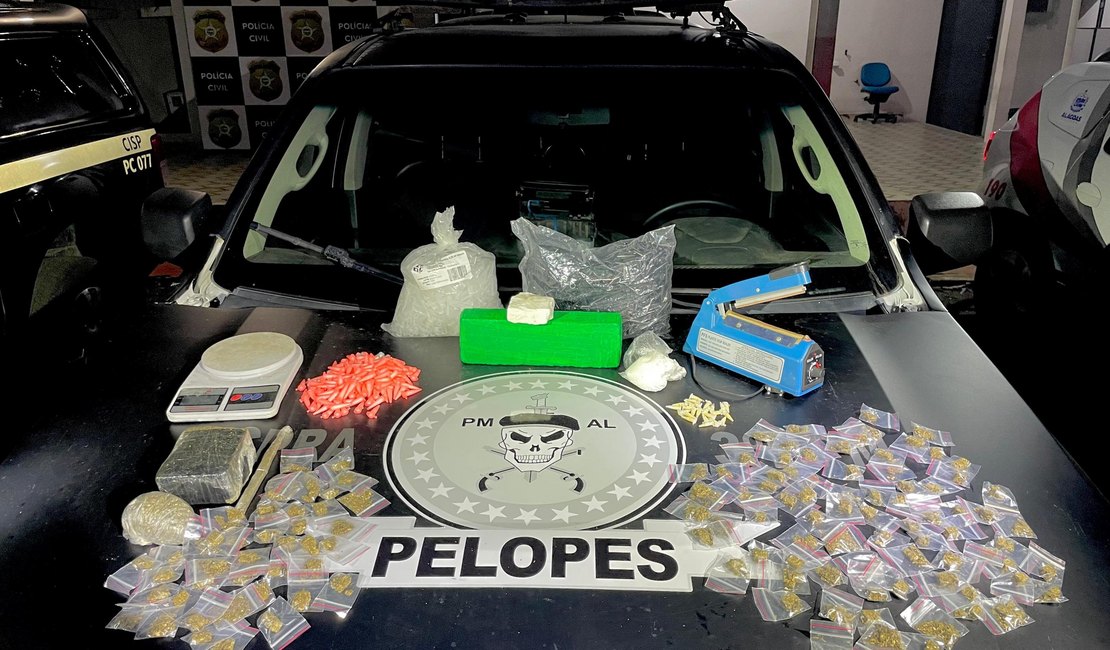 Homem é preso por tráfico de drogas na zona rural de Arapiraca