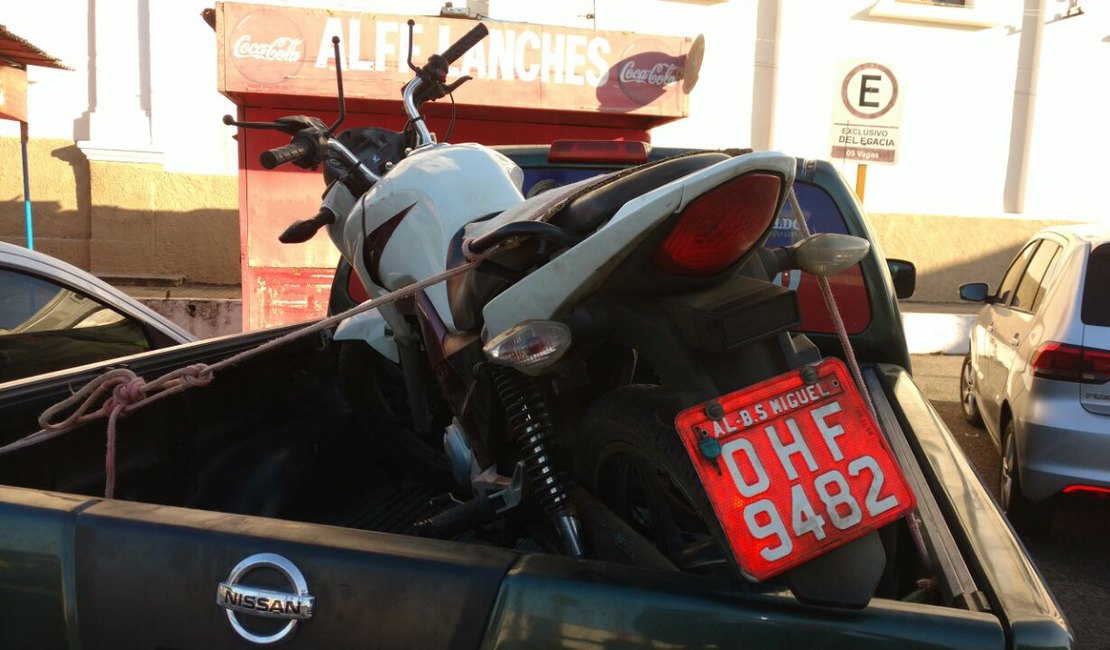 Após perseguição, PM apreende motocicletas roubadas no interior de Alagoas