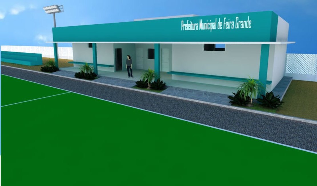 Veridiano anuncia construção de novo Estádio Municipal em Feira Grande