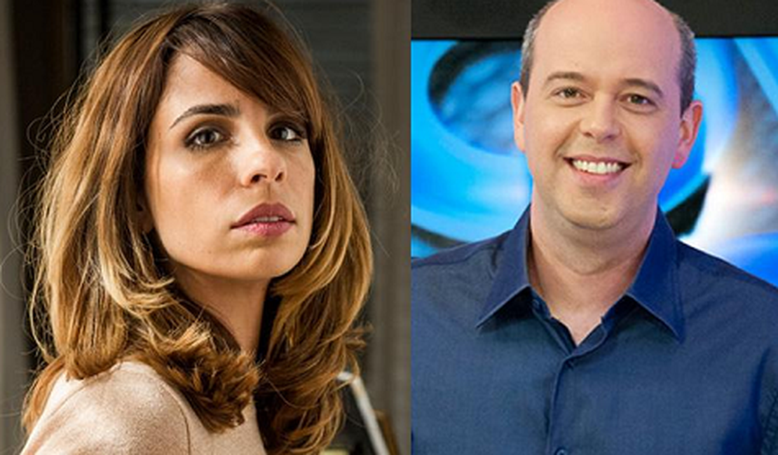 Atriz não reconhece Alex Escobar e repórter responde: ‘Se puder me ajudar...’