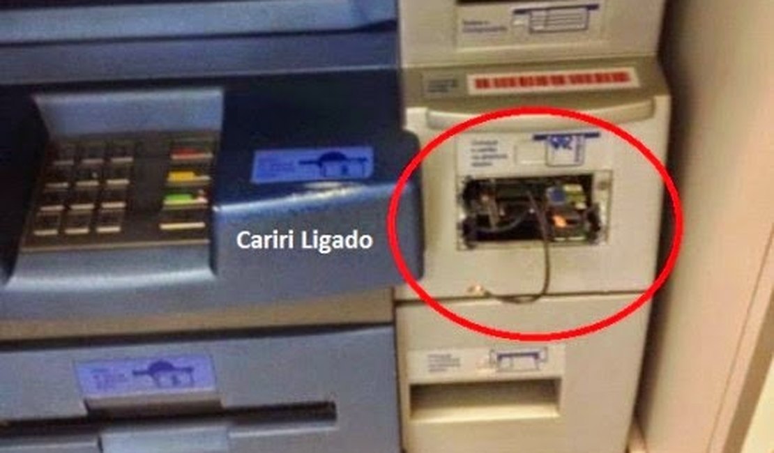 Bandidos tentam colocar ‘Chupa cabra’ em caixa eletrônico de Taquarana