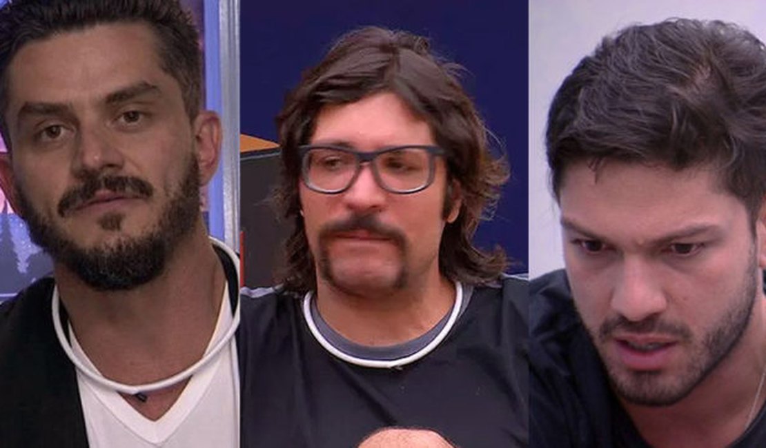 Luiz Felipe enfrenta Ilmar e Marcos no Paredão; veja como a berlinda se formou