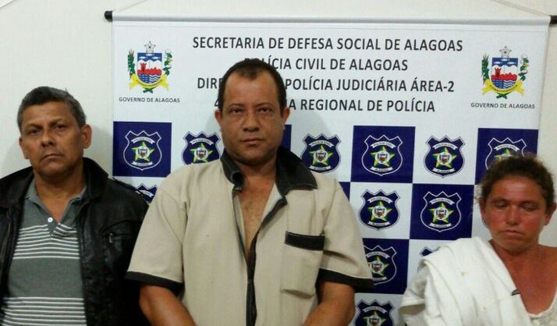 Operação contra o tráfico prende três pessoas em Arapiraca