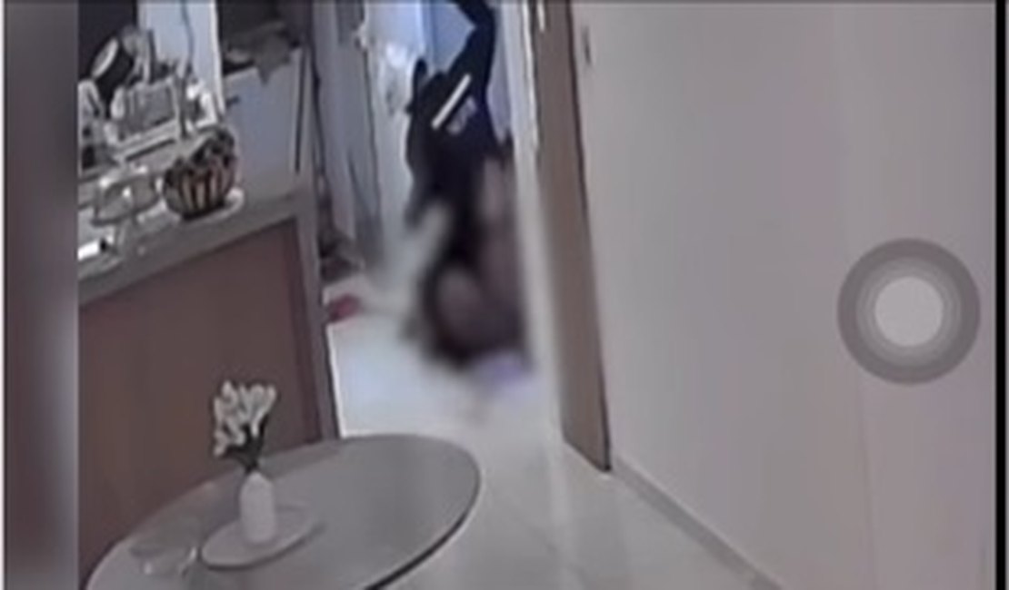 Vídeo mostra o assassinato da babá pelo ex-companheiro da patroa em Maceió