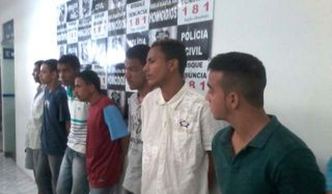 Operação policial prende dez suspeitos de homicídios em Maceió