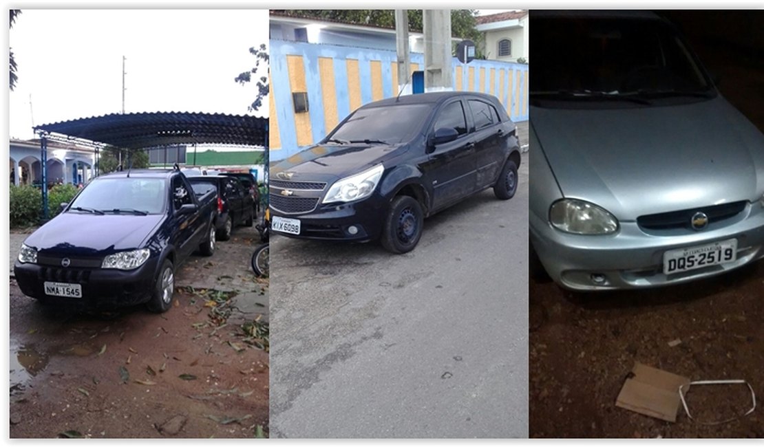 FT do 3º BPM recupera três veículos roubados, dinamite e arma de fogo em oficina de Arapiraca