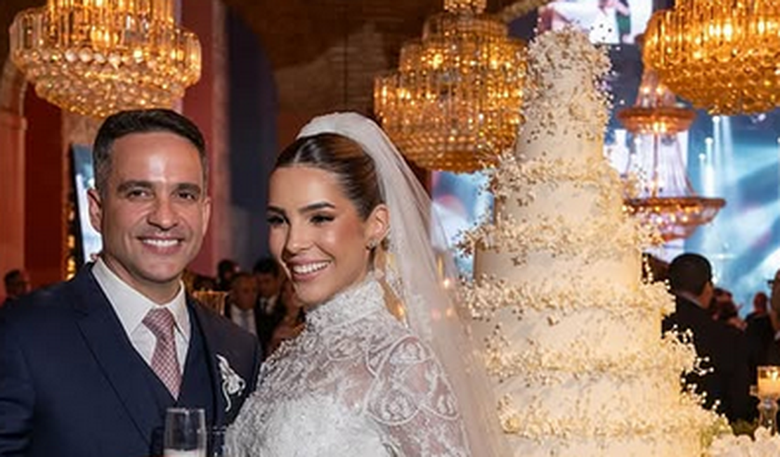 Governador Paulo Dantas e médica Júlia Britto se casam em Maceió