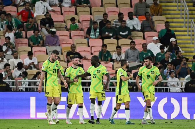 Austrália vence Arábia Saudita e é a 11ª seleção garantida na Copa do Mundo de 2026