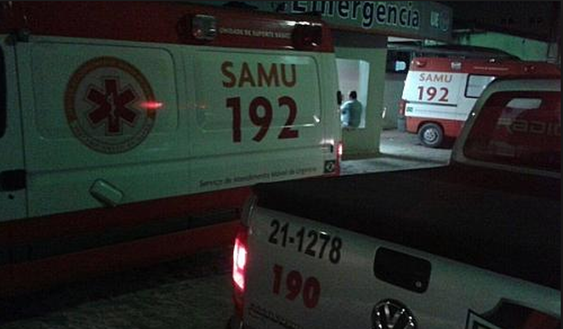 Três pessoas ficam feridas após homem atear fogo em residência, em Feira Grande
