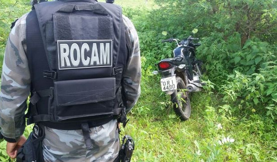 Rocam recupera moto roubada em Arapiraca