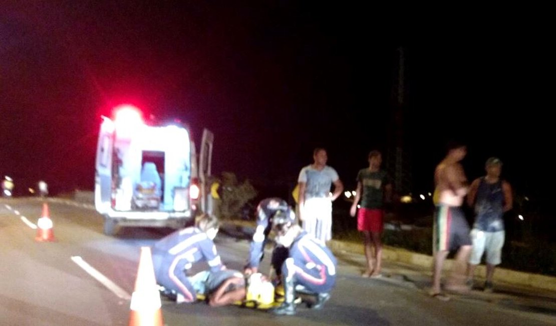 Acidente deixa homem gravemente ferido na AL-220