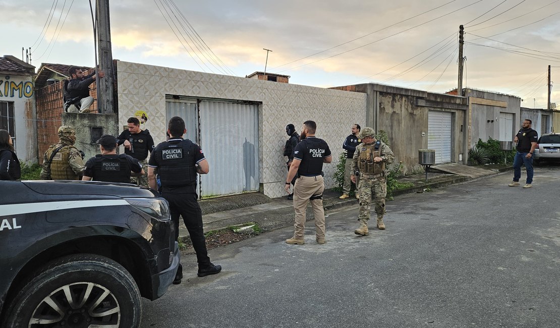 Polícia Civil deflagra operação e prende envolvidos em assassinatos registrados em Maceió