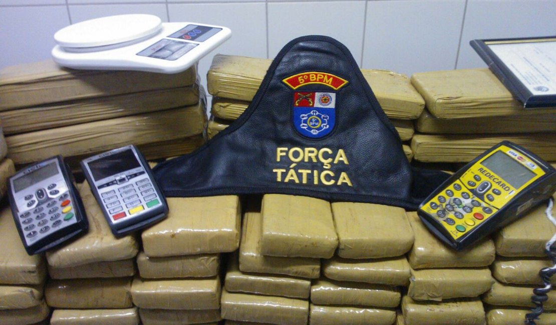 Polícia prende homem com 156 quilos de maconha em Barra Nova