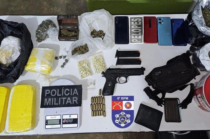 PM apreende quatro armas de fogo e drogas durante ações em Maceió e Japaratinga