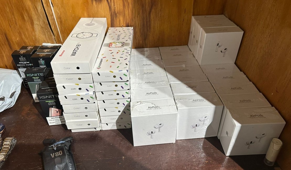 PF deflagra operação contra venda de cigarros eletrônicos em Maceió