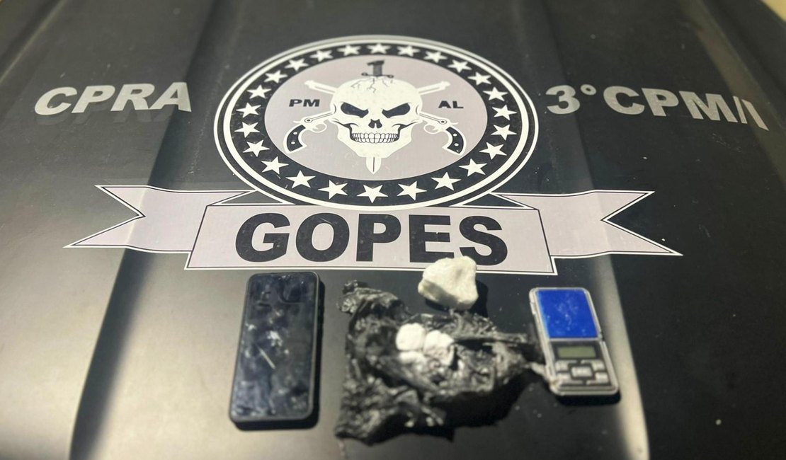 Polícia Militar apreende 1,2 Kg de drogas após abordagens no interior de Alagoas