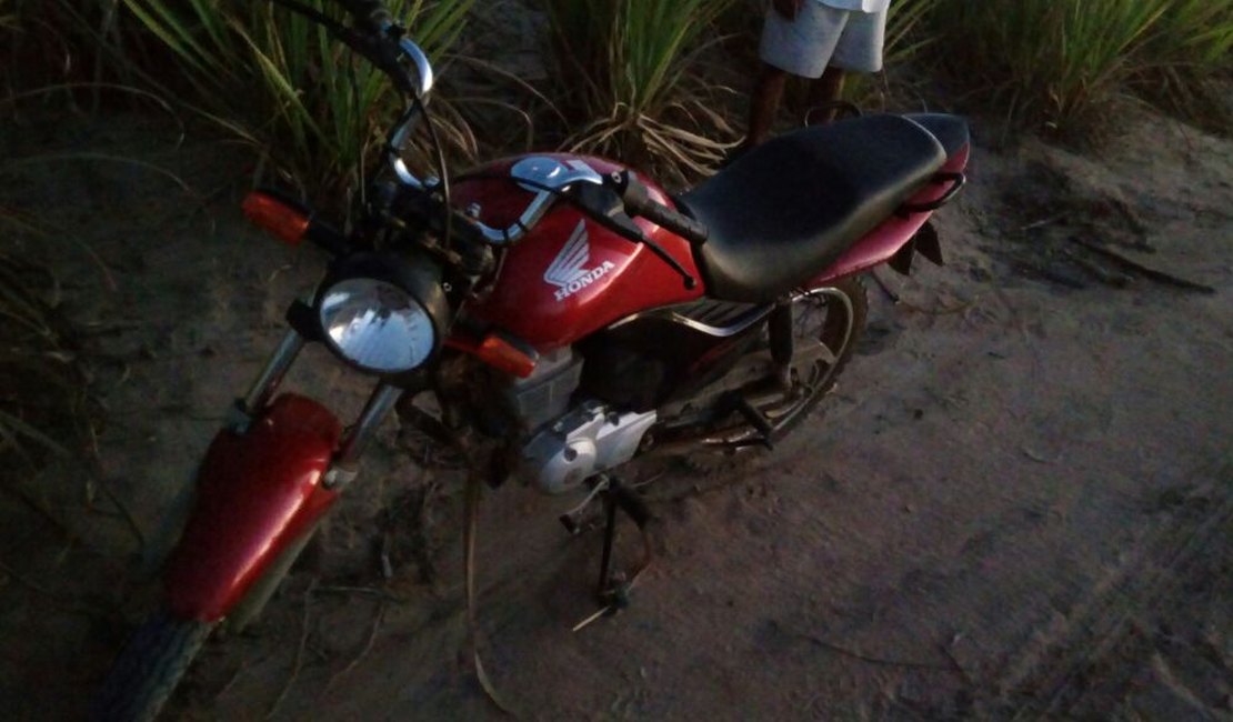 GPM de Feira Grande recupera motocicleta roubada na zona rural do município