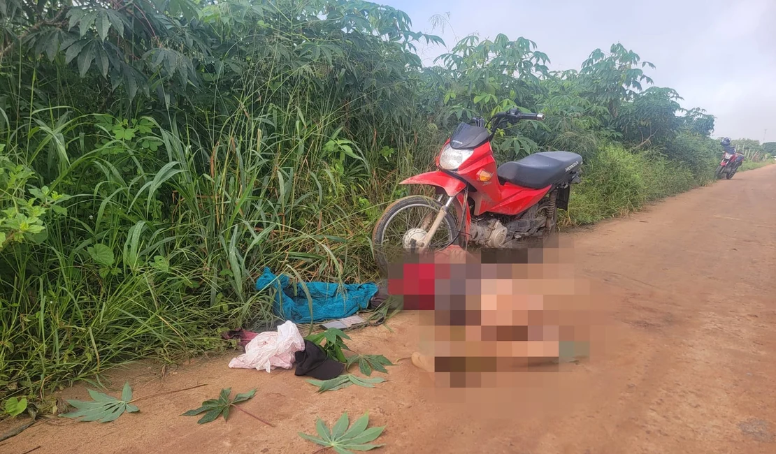 Algemado e com pés amarrados: Homem é morto a tiros e com golpes de faca em Arapiraca
