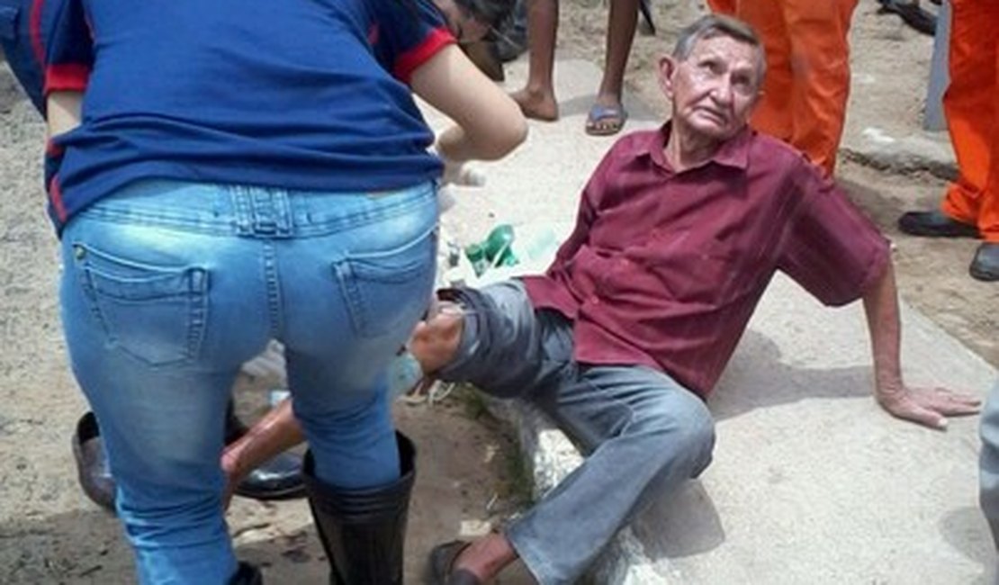 Vendedor de joias de 83 anos, assaltado e baleado na zona rural de Arapiraca, passa bem