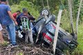 Capotamento deixa duas vítimas presas às ferragens, na AL 105, em São Luís do Quitunde