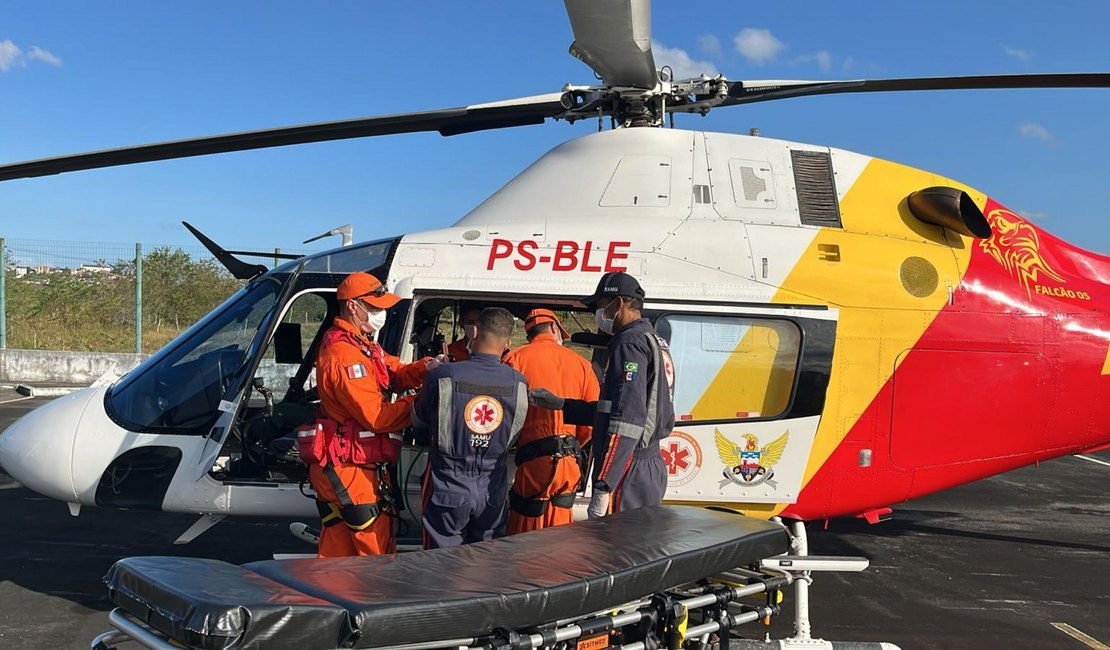 Motociclista de 60 anos sofre grave lesão após colisão ao desviar de criança em São Luís do Quitunde
