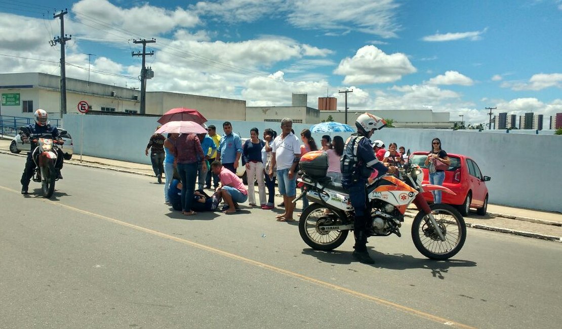 Criança é atingida por carro no bairro Santa Edwiges em Arapiraca