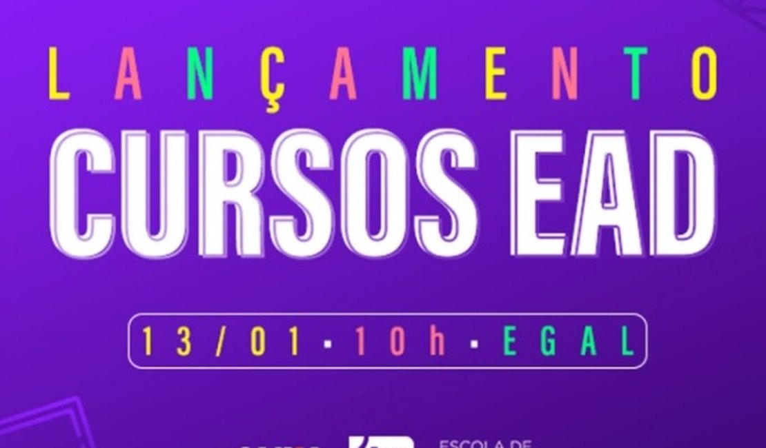 Governo de Alagoas lança cursos EAD para servidores na próxima segunda-feira (13)