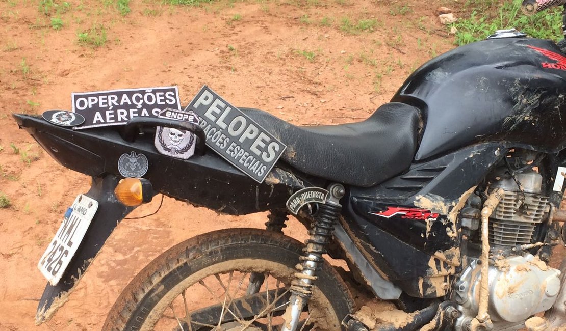 Vídeo. Após denúncia, Grupamento Aéreo localiza e recupera moto roubada em Arapiraca