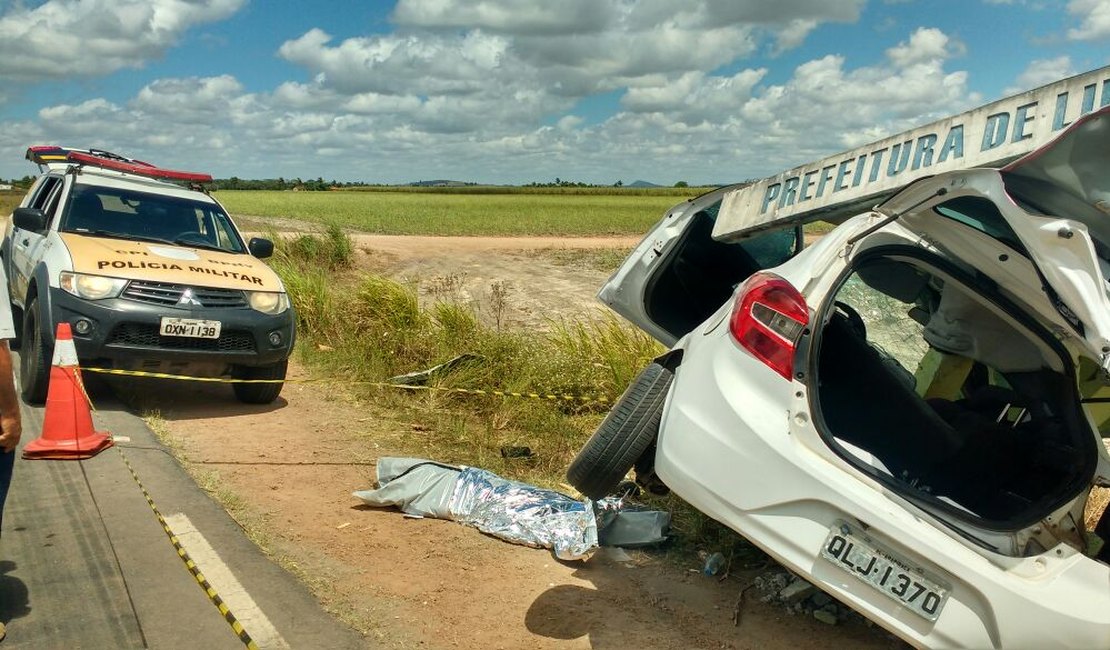 Vídeo. Mulher morre em acidente na rodovia AL 220, entre Limoeiro de Anadia e Campo Alegre