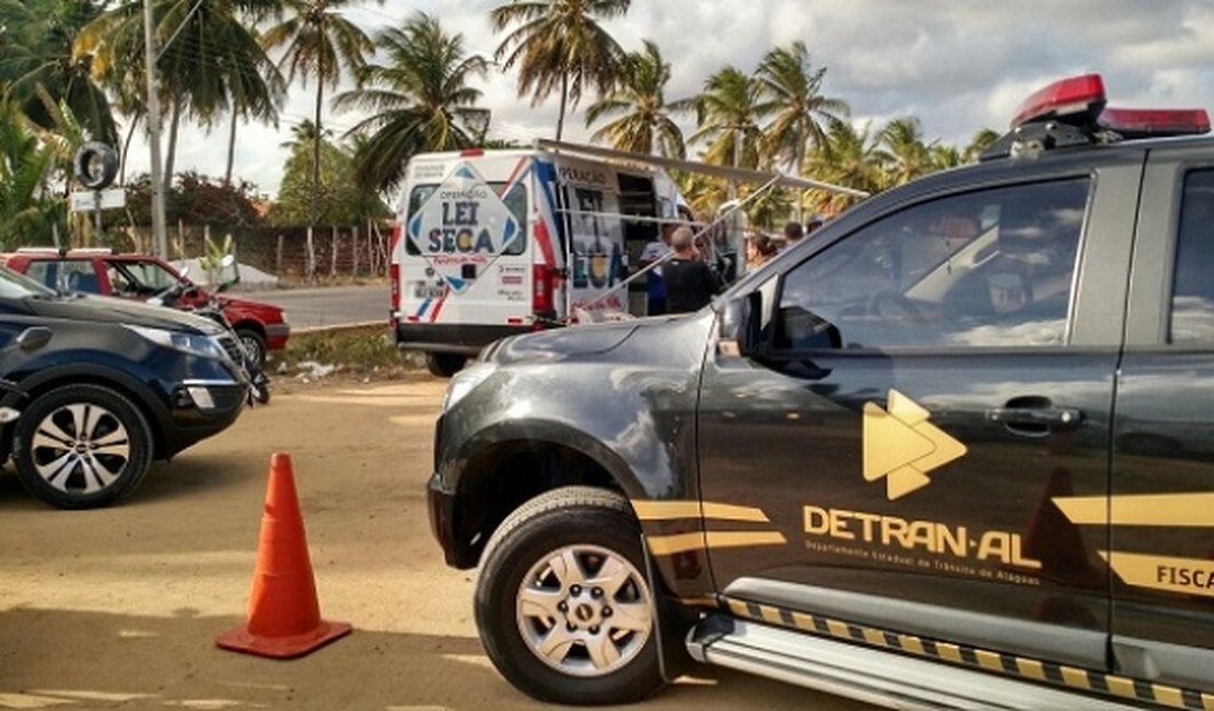Operação Lei Seca fiscaliza rodovias em Rio Largo, Barra de São Miguel, Arapiraca e Coruripe