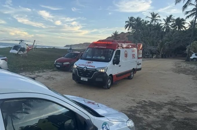 Corpo de Bombeiros resgata dez banhistas em praias de Alagoas; uma pessoa morreu em Jequiá da Praia