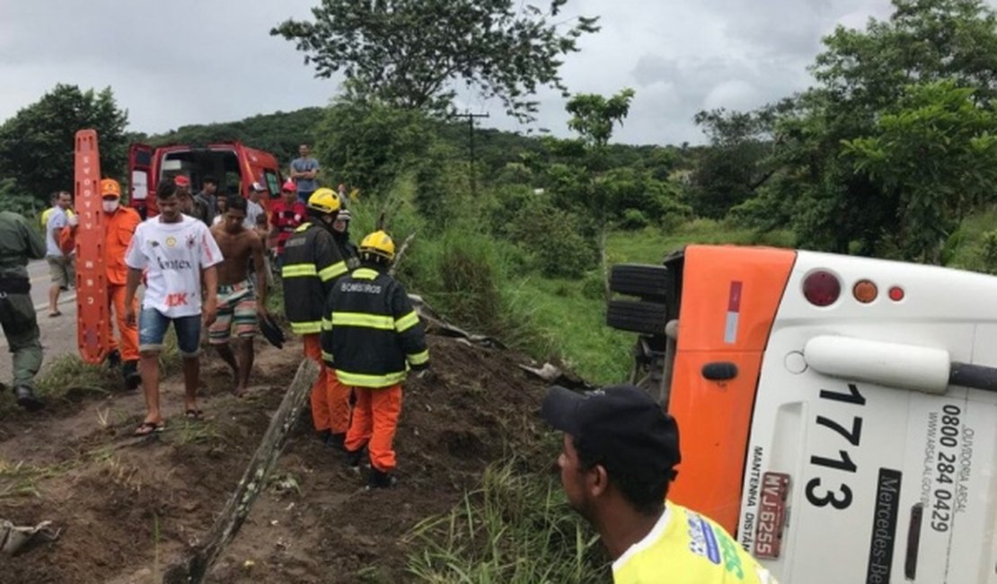 Oito acidentes foram registrados neste fim de semana nas rodovias de Alagoas