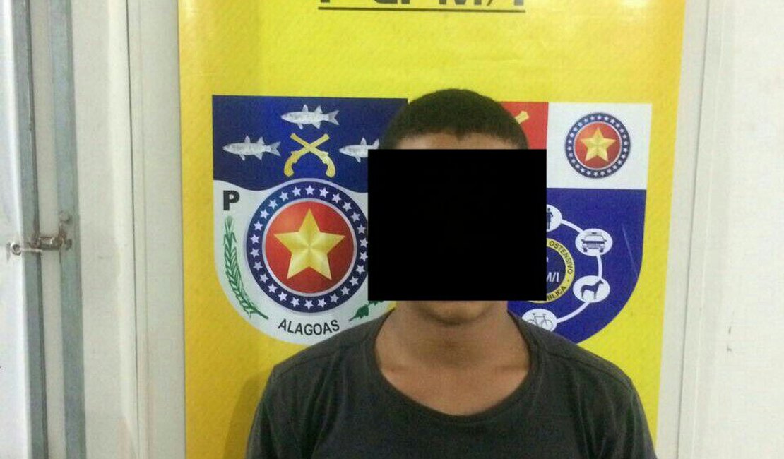 Menor é apreendido com arma de fogo, em Campo Alegre, AL
