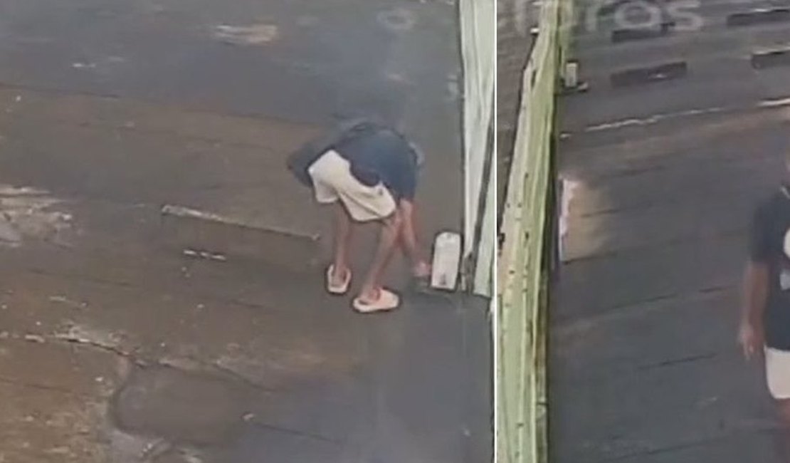 Polícia divulga imagem de suspeito de invadir edifícios na Jatiúca