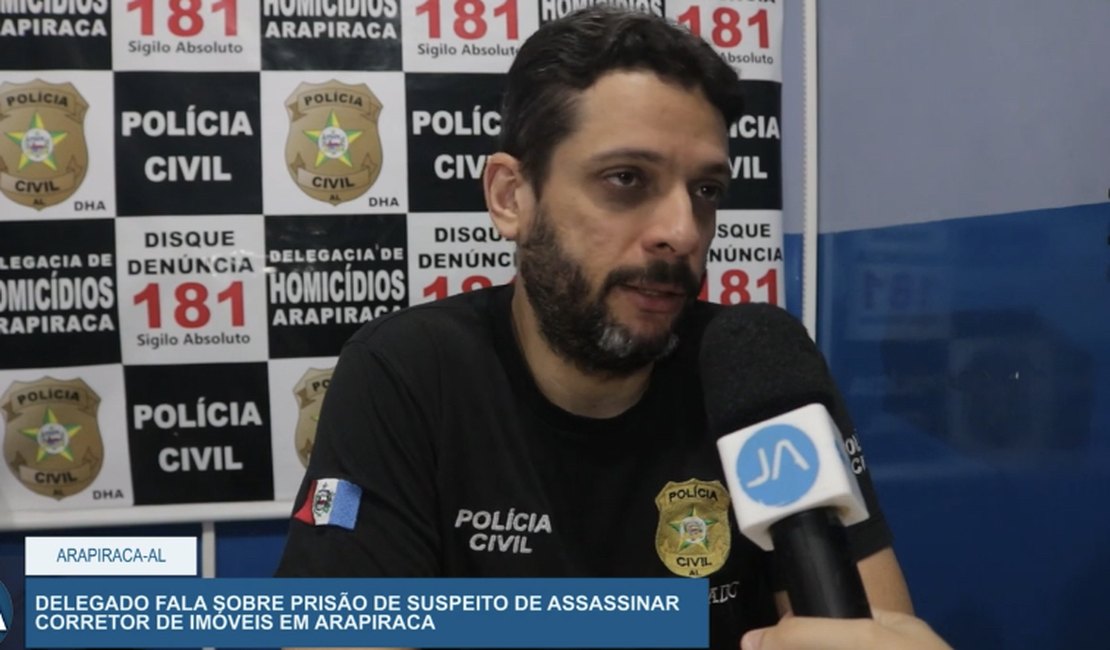 Exclusivo: Delegado dá detalhes sobre prisão de suspeito de matar corretor arapiraquense