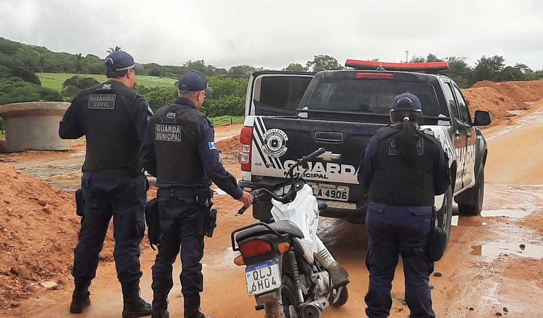 Guarda Municipal de Girau do Ponciano recupera moto roubada e furtada na terça-feira (18)