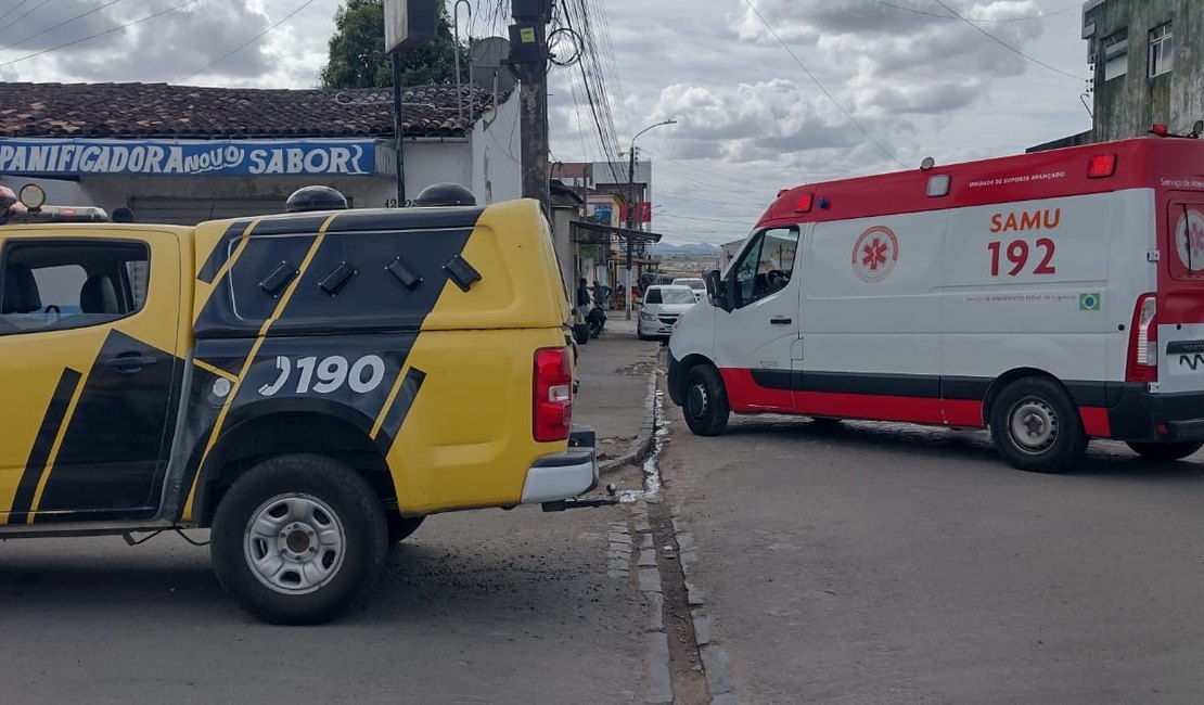 Vídeo. Suspeito de furtos é baleado em Arapiraca