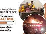 VÍDEO: Dona de fábrica de estofados destruída por incêndio em Arapiraca pede ajuda em campanha solidária