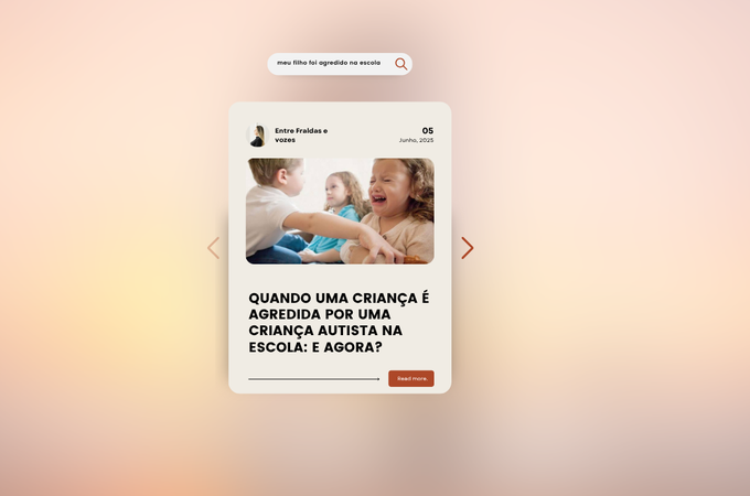 Quando uma criança é agredida por uma criança autista na escola: e agora?
