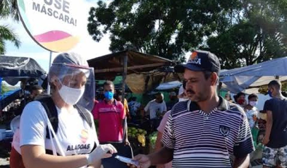 Governo de Alagoas alerta que uso da máscara continua obrigatório e essencial