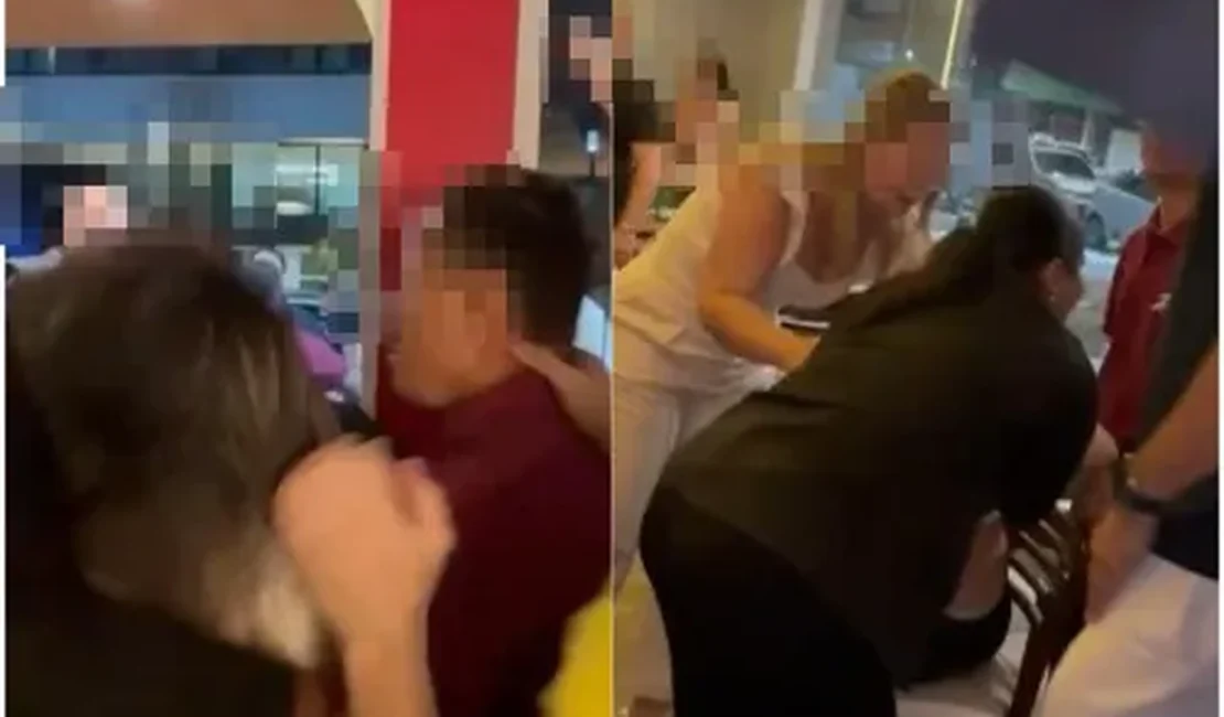 Clientes e funcionários se envolvem em briga em bar de Maceió