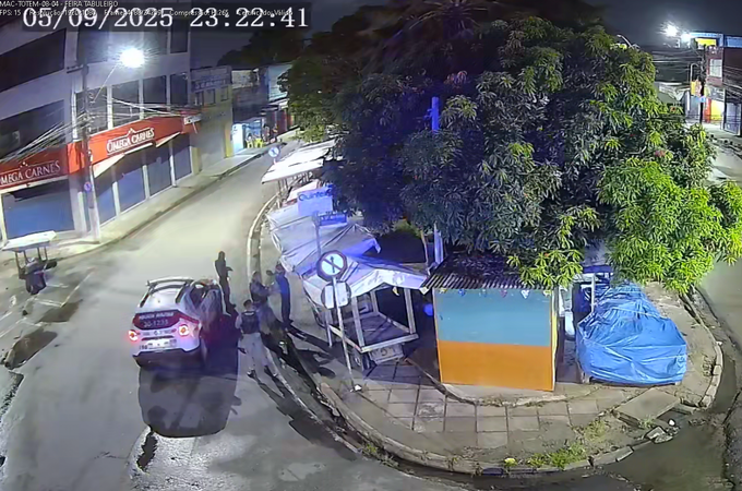Videomonitoramento da SSP flagra agressão contra mulher e autor é preso em flagrante