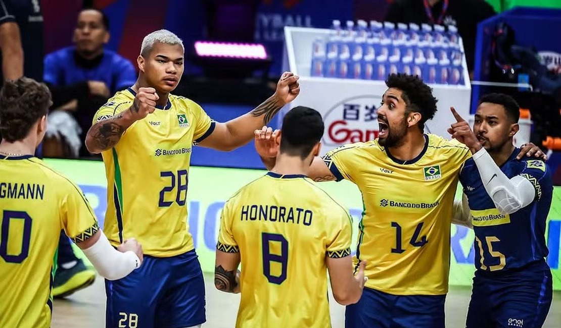 Brasil arranca virada contra Ucrânia e se recupera na Liga das Nações Masculina