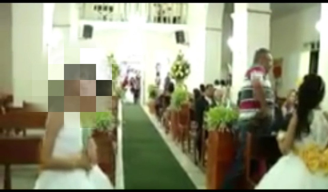 |Vídeo| Imagens mostram momento de atentado durante casamento em Limoeiro de Anadia