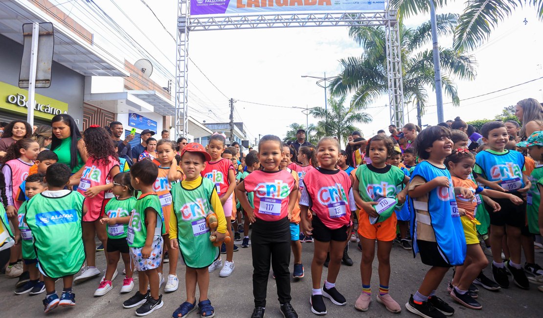 Secretaria da Primeira Infância realiza Maratoninha do Cria em União dos Palmares