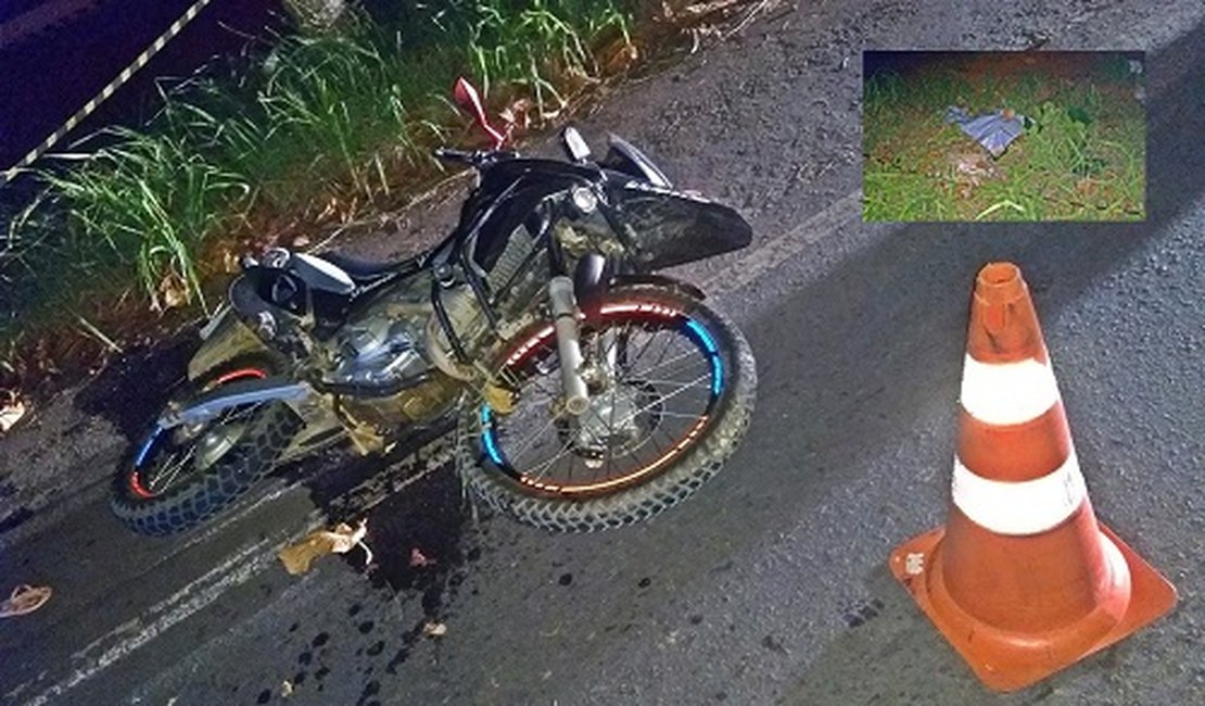 Menina de 9 anos morre em acidente de moto em frente à UFAL, na AL-115