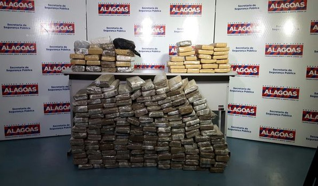 Operações apreendem 143 kg de maconha em municípios de Alagoas