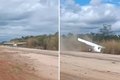 Ultraleve roda na pista durante pouso e bate em arbustos no CE